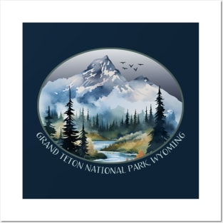 Grand Teton National Park, Wyoming Souvenir Posters and Art